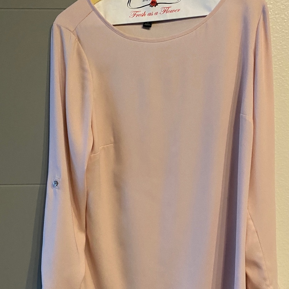 Ann Taylor Blush Pink Blouse